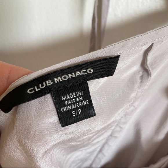 Club Monaco Silk Blouse Size Small - Picture 3 of 5